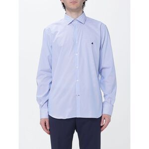Brooksfield Men Casual Striped Poplin Shirt Brooksfield